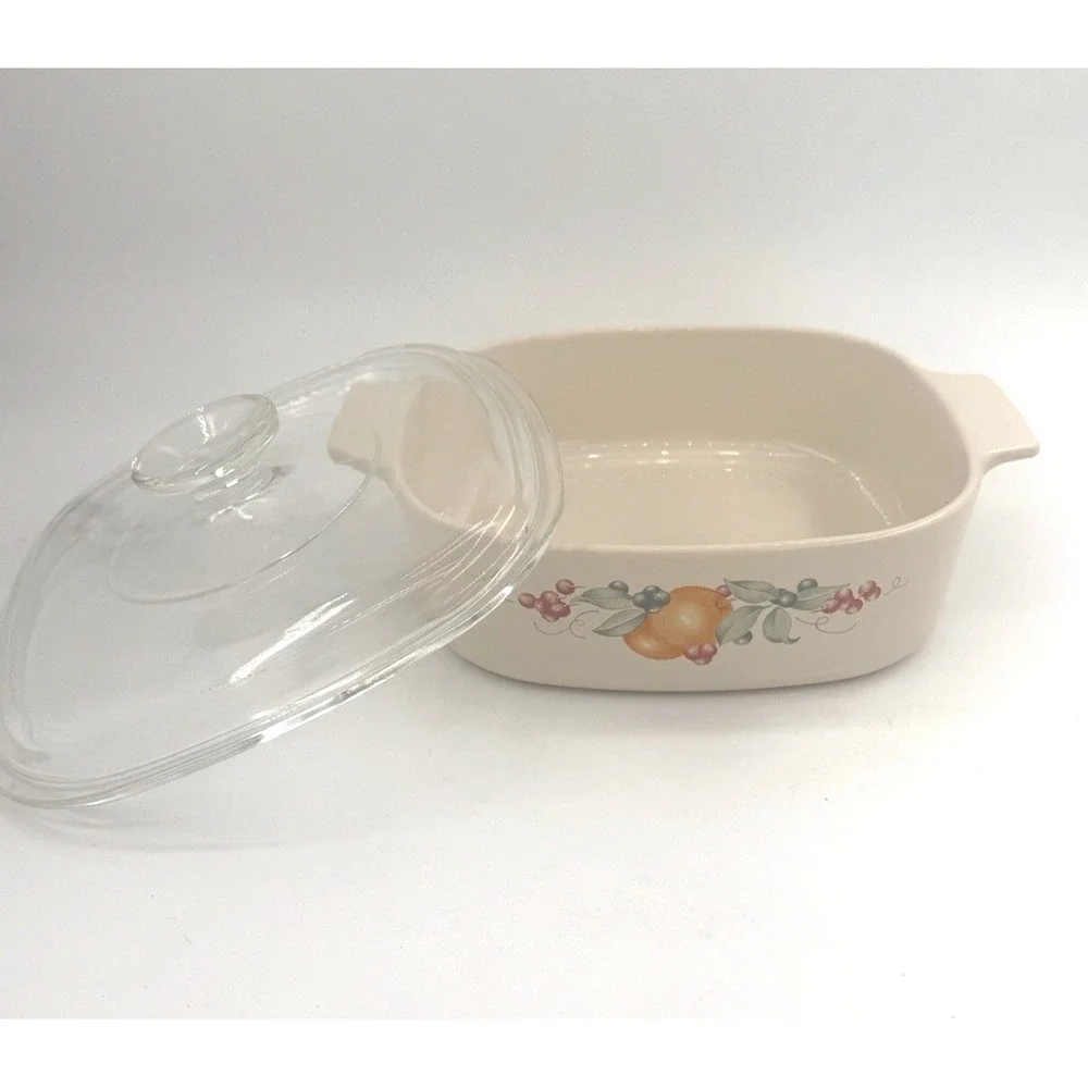 Vintage Corning Ware A-2-B‎ Abundance 2L Casserole Dish w/Lid Pyrex A9C Baking